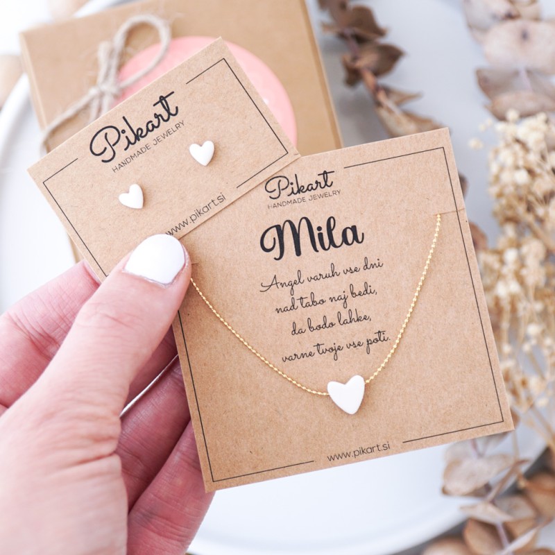 Darilo za birmo ali obhajilo - personalizirana zlata verižica