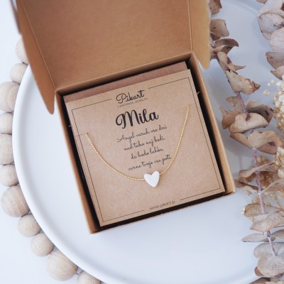 Darilo za birmo ali obhajilo - personalizirana zlata verižica