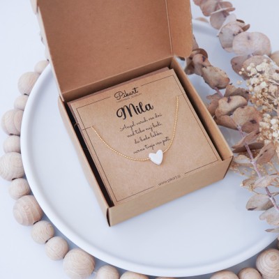 Darilo za birmo ali obhajilo - personalizirana zlata verižica