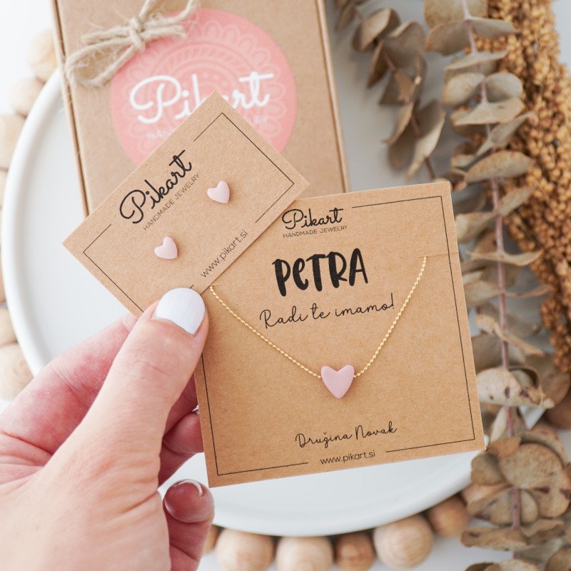 Darilo za prijateljico - zlata verižica s srčkom