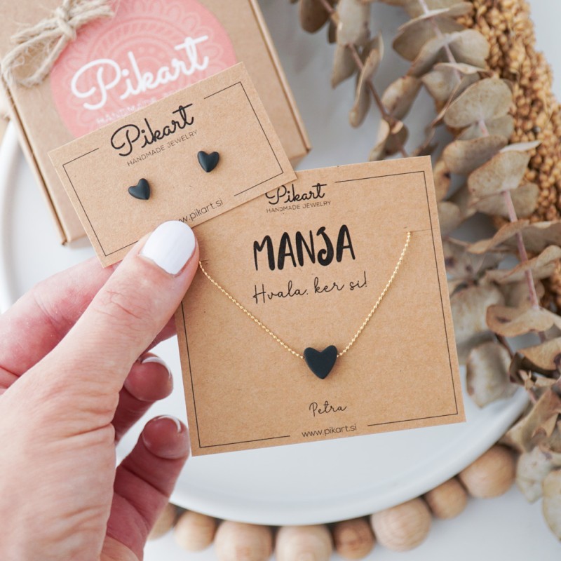 Darilo za prijateljico - zlata verižica s srčkom