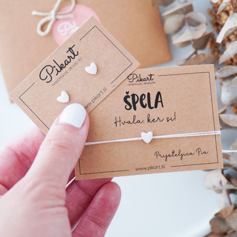 Zahvalno darilo za prijateljico - personalizirana zapestnica