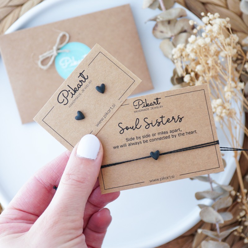 Darilo za prijateljico Soul sisters | Zapestnica + kartica