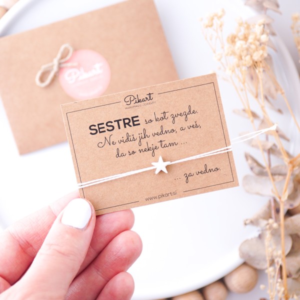 SESTRE so kot zvezde - darilo za sestro