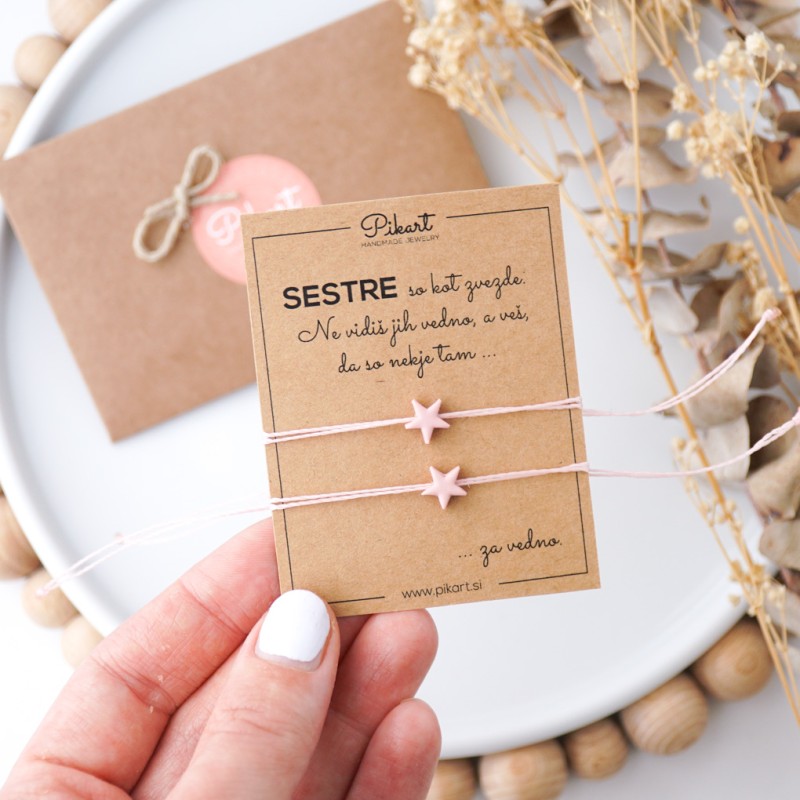 SESTRE so kot zvezde - darilo za sestro