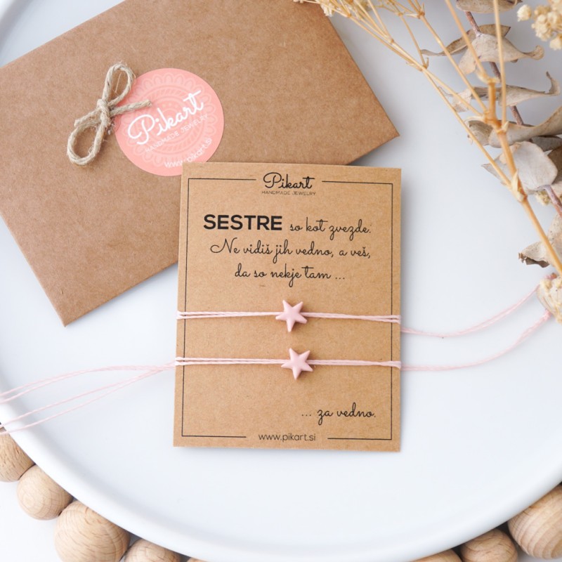 SESTRE so kot zvezde - darilo za sestro