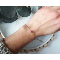 Thank you gift - minimalist heart bracelet