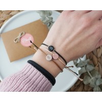 Infinity bracelets for couples - Anniversary gift