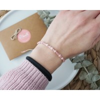 Valentine's gift for girlfriend - Morse code bracelet with a secret message