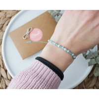 Valentine's gift for a boyfriend - Morse code bracelet with a secret message