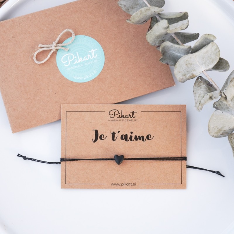 Darilo za punco ali fanta - srček zapestnica