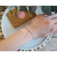Gift for kindergarten teacher - personalized coral heart bracelet