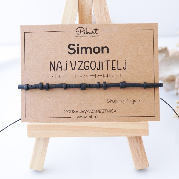 Izvirno darilo za vzgojitelja ali vzgojiteljico - Morsejeva zapestnica