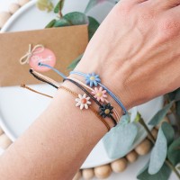 Gift for teacher - handmade flower bracelet