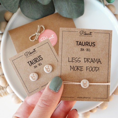TAURUS bracelet - Less drama, more food