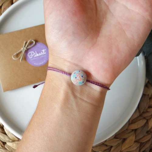 Handmade colorful summer bracelet