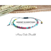 Personalized Morse Code Bracelet with a Hidden Message MINDSET IS EVERYTHING