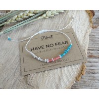 Personalized Morse Code Bracelet with a Hidden Message HAVE NO FEAR