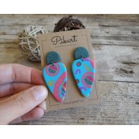 Colorful Funky Dangle Earrings