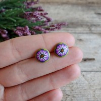 Polymer Clay Clip On Earrings for Girls