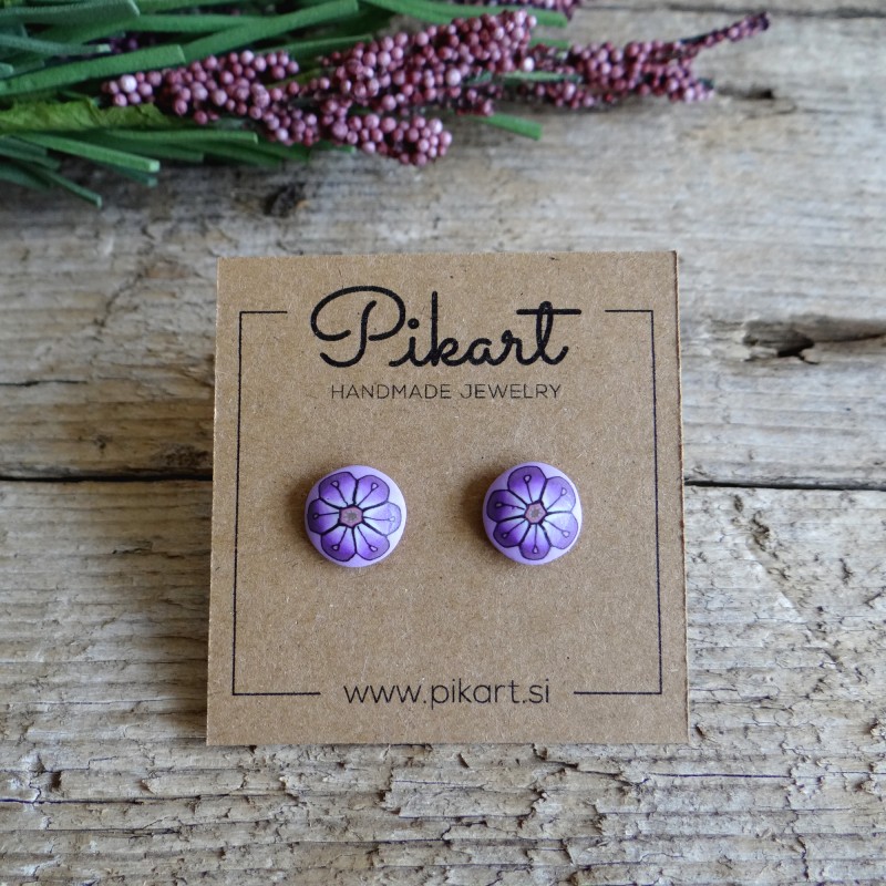 Light Purple Long Clip-On Earrings – Piret Kartus