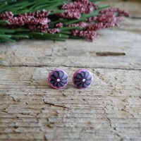 Unique Stud Earrings - Flower Jewelry
