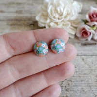 Cute Stud Earrings for Girls - Millefiori Earrings