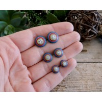 Cool Colorful and Funky Spiral Earrings for Men and Women