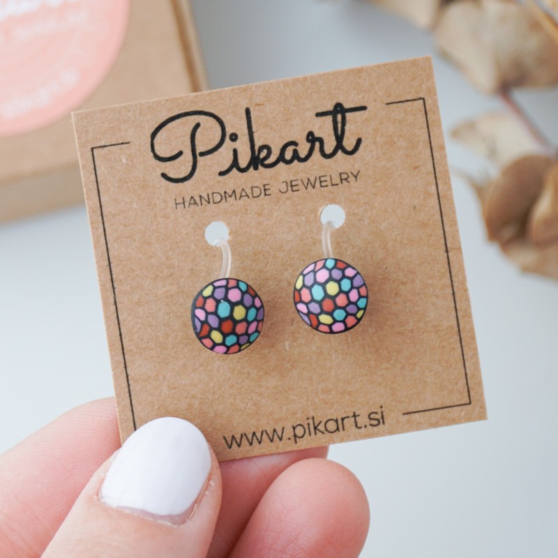 Pisani uhani za ušesa brez lukenj