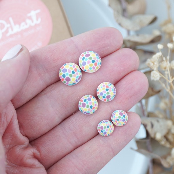 Poletni uhani za pripet za ušesa brez lukenj