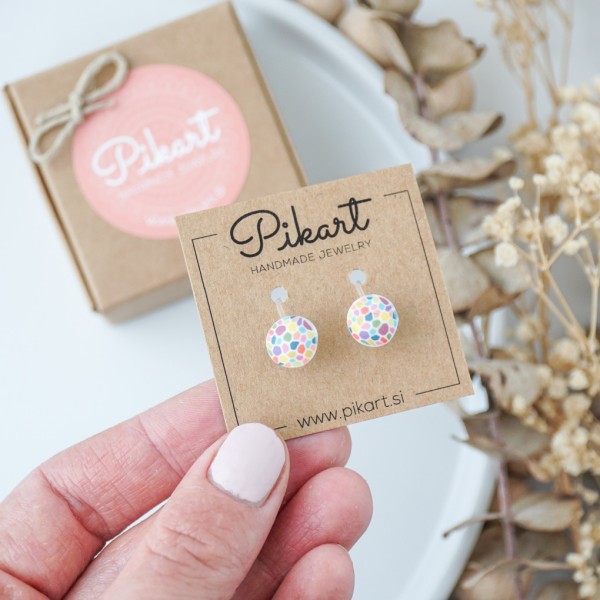 Poletni uhani za pripet za ušesa brez lukenj