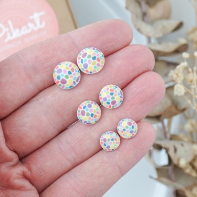 Poletni uhani za pripet za ušesa brez lukenj