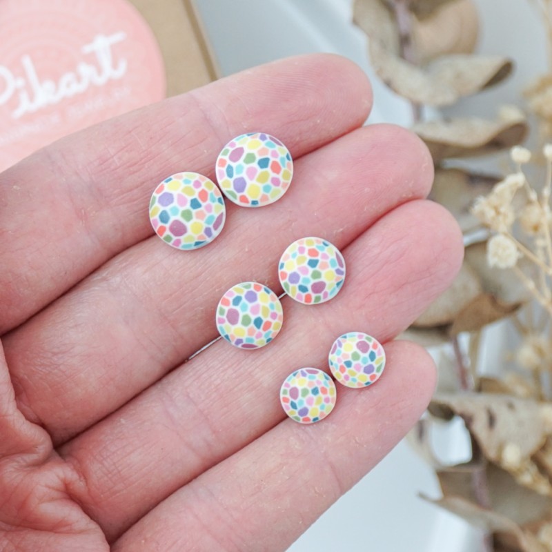 Poletni uhani za pripet za ušesa brez lukenj