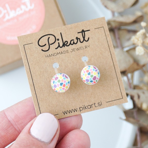 Poletni uhani za pripet za ušesa brez lukenj