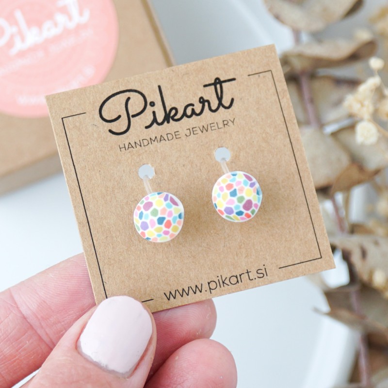 Poletni uhani za pripet za ušesa brez lukenj