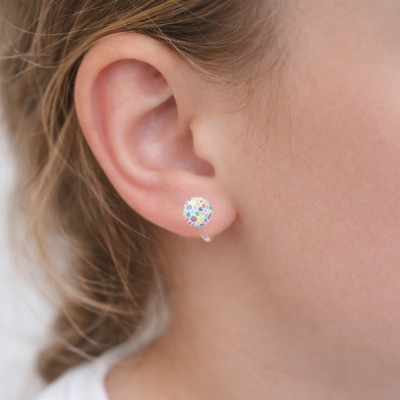 Poletni uhani za pripet za ušesa brez lukenj