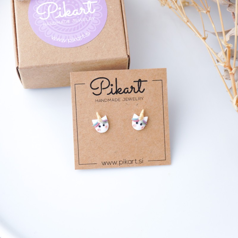 Samorog uhančki za preluknjana in nepreluknjana ušesa