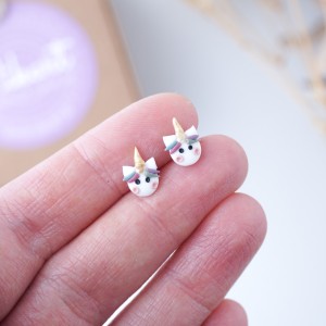 Samorog uhančki za preluknjana in nepreluknjana ušesa