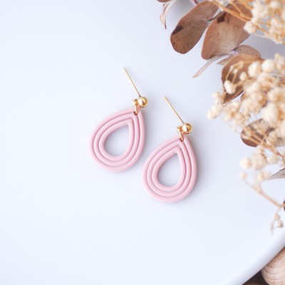 Viseči uhani kapljica - ročno izdelani unikatni uhani