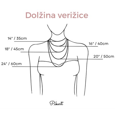 Darilo za babico - zlata verižica z napisom v Morsejevi abecedi