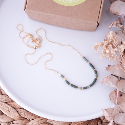 Personalizirano darilo za mamico ob rojstvu - zlata verižica z napisom