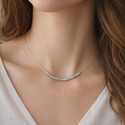 Personalizirano darilo za mamico ob rojstvu - zlata verižica z napisom