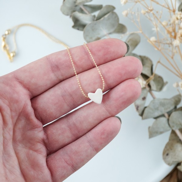 Unikatno darilo za vzgojiteljico - verižica s srčkom