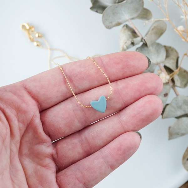 Personalizirano darilo za učiteljico - verižica s srčkom