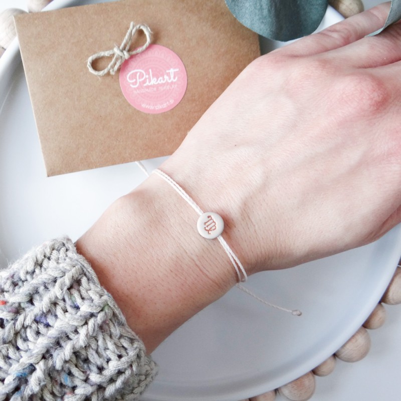 Zodiak zapestnica z astrološkim znakom DEVICA