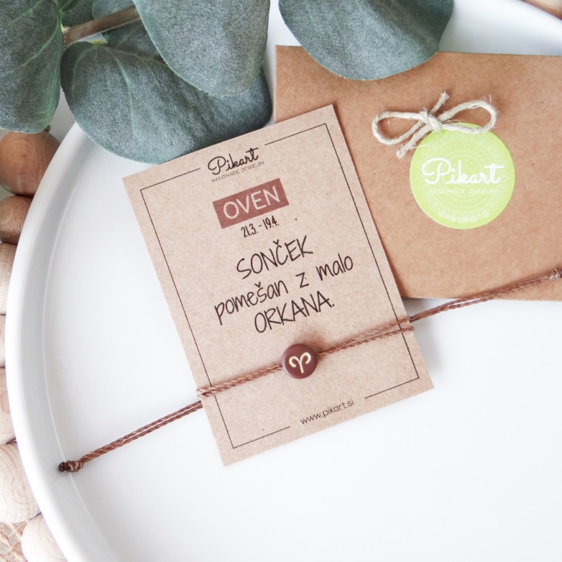 Zodiak zapestnica z astrološkim znakom LEV