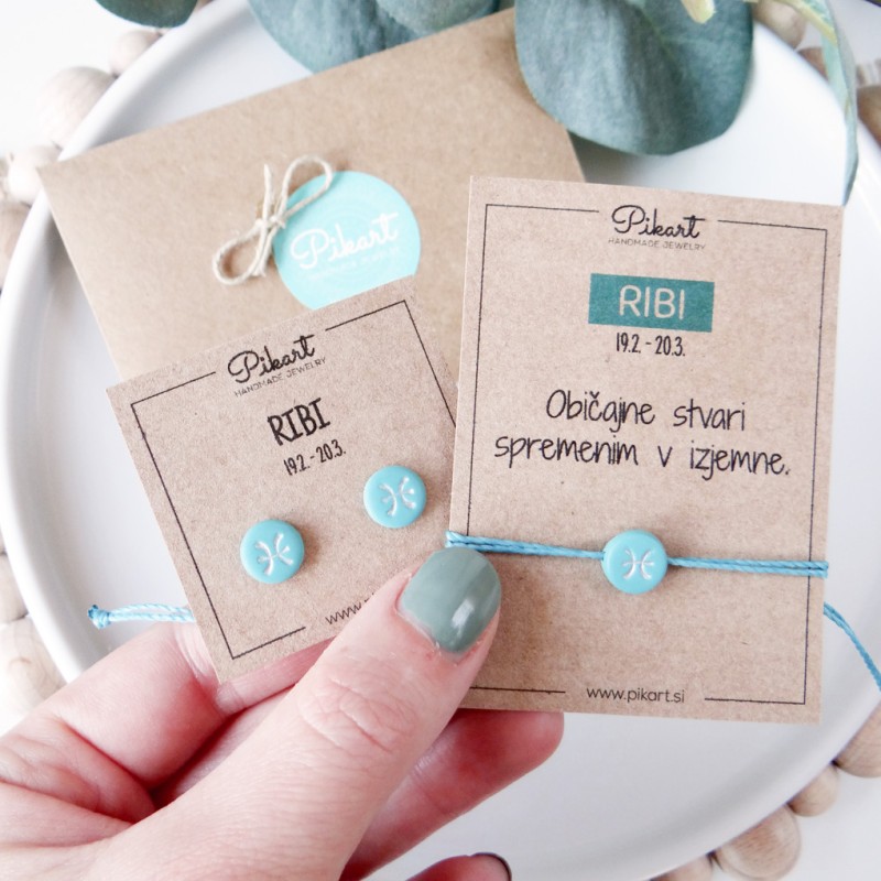 Zodiak zapestnica z astrološkim znakom RIBI