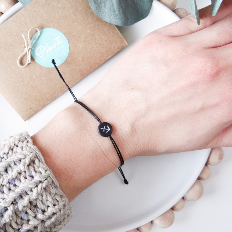 Zodiak zapestnica z astrološkim znakom STRELEC