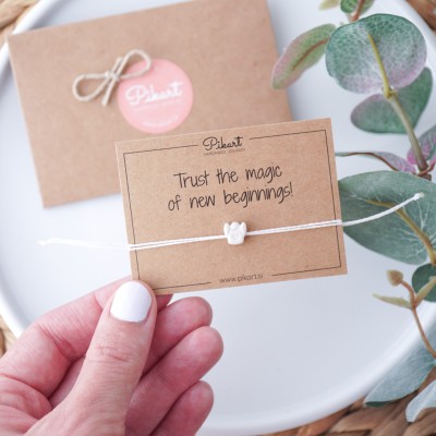 Božično darilo - zapestnica angelček