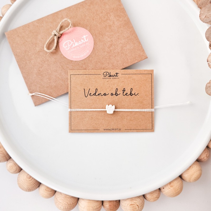 Božično darilo - zapestnica angelček